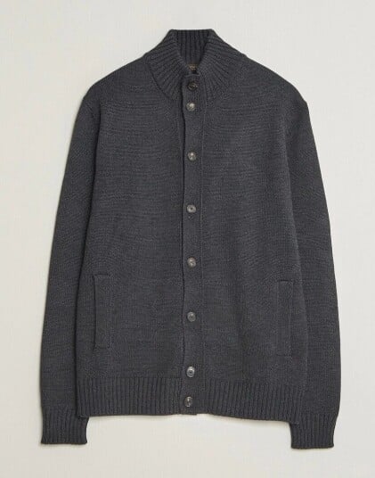 Zanone Virgin Merino Wool Chioto Grey Melange Zanone Virgin Merino Wool Chioto Grey Melange