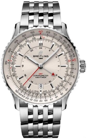 Breitling Herreklokke A32310211G1A1 Navitimer Beige/Stål Ø41 mm