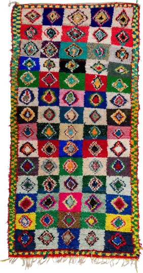 Marokkansk Boucherouite teppe 290 x 145 cm Størrelse: 290 x 145 cm Marokkansk Boucherouite teppe 290 x 145 cm Størrelse: 290 x 145 cm
