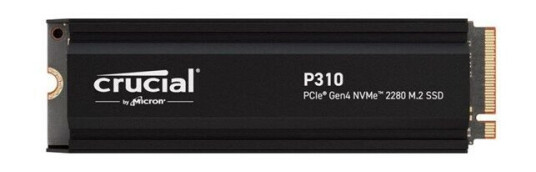 Crucial P310 2TB NVMe M.2 2280 Intern SSD med PCIe 4.0 og Kjøleribbe Crucial P310 2TB NVMe M.2 2280 Intern SSD med PCIe 4.0 og Kjøleribbe