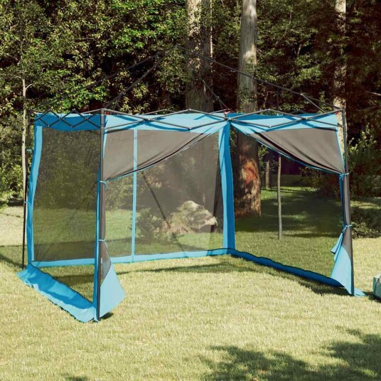 Innertelt med tak med lagring Blå 303 x 303 x 196 cm taft Innertelt med tak med lagring Blå 303 x 303 x 196 cm taft