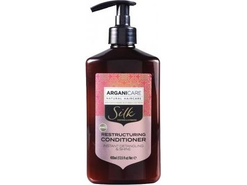 Arganicare_Silk Restructuring Conditioner Detangling Hårbalsam Med Silke 400Ml Arganicare_Silk Restructuring Conditioner Detangling Hårbalsam Med Silke 400Ml