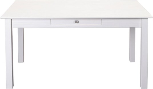 Chilly spisebord 80x145cm 1 skuff hvit.