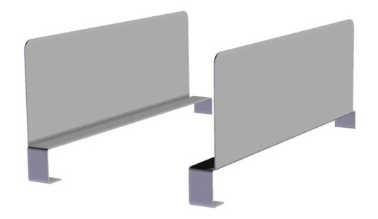 Lundbergs Bokstøtte Lundbergs Wide Hvit 300x100 mm 72162