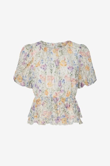 Y.A.S - Bluse yasLeanna SS Top - Hvit Y.A.S - Bluse yasLeanna SS Top - Hvit