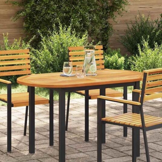 vidaXL Bordplate 120 x 70 x 2 cm Solid akasietre Olje naturlig vidaXL Bordplate 120 x 70 x 2 cm Solid akasietre Olje naturlig