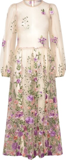 A View Fuschia Dress Cream 38