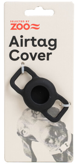 Airtag-skall for hundehalsbånd 20 mm, svart - Selected by ZOO