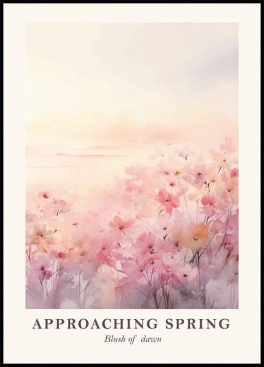 Approaching Spring Plakat Plakat / 70x100cm