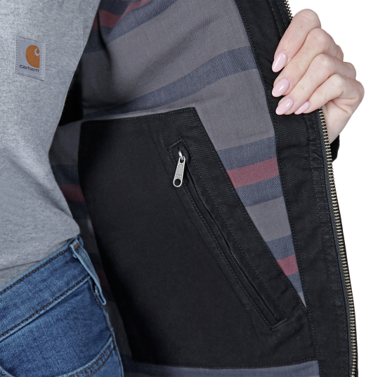 Carhartt Workwear Carhartt Woman Relaxed Fit Canvas Detroit Jacket Black Black M