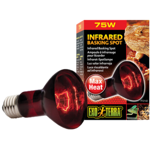 Infrarød Solstrålespot Heat Glo Black 75 W Infrarød Solstrålespot Heat Glo Black 75 W
