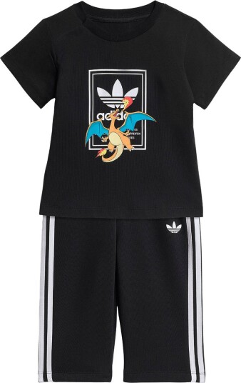 adidas Originals Sett - T-skjorte/Joggebukser - Black/Black - adidas Originals - 68 - T-skjorte - Svart - 62