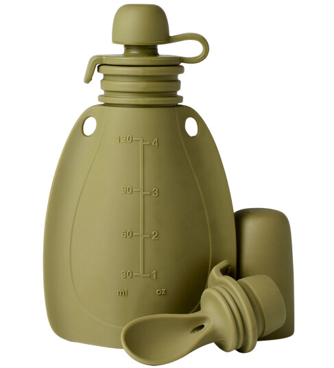 Mininor Smoothiepose Med Skje 120 Ml Moss Green Mininor Smoothiepose Med Skje 120 Ml Moss Green