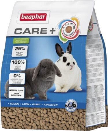 Care+ Kanin 1.5Kg Smådyr Fôr & Høy Til Smådyr Pellets Beaphar Care+ Kanin 1.5Kg Smådyr Fôr & Høy Til Smådyr Pellets Beaphar