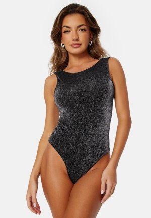 ONLY Amera S/L Glitter Body Black Detail:Silver XL