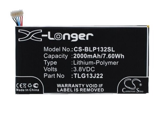 Blu L132L batteri (2000 mAh 3.8 V) Blu L132L batteri (2000 mAh 3.8 V)