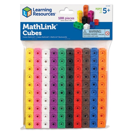 Learning Resources MathLink Cubes 100 stk