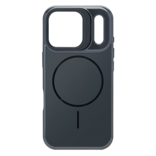 Linocell Flip Stand Case Mobildeksel for iPhone 17 Pro Svart