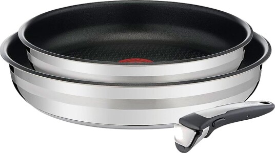 Tefal Ingenio Jamie Oliver Stekepannesett med avtagbart h??ndtak 24/28 cm