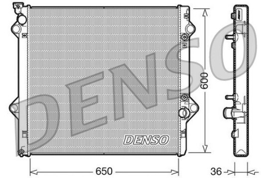Radiator DENSO DRM50049 Radiator DENSO DRM50049