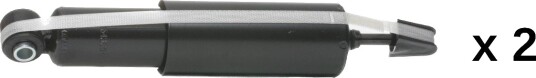 RIDEX 854S20806 Støtdemper RIDEX 854S20806 Støtdemper