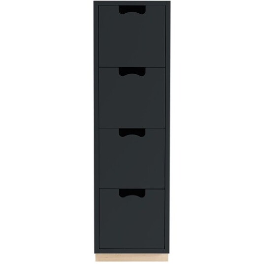 Asplund Snø J4 Kommode Char Grey Asplund Snø J4 Kommode Char Grey
