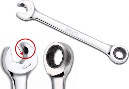 Sata 21Mm Kombinasjonsnøkkel Med Dobbel Kralle Sata 21Mm Kombinasjonsnøkkel Med Dobbel Kralle