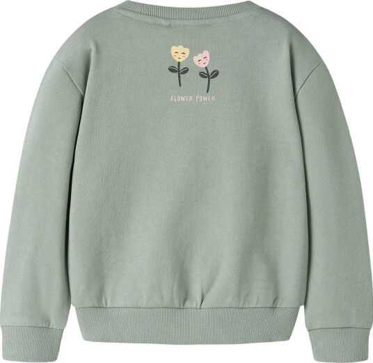 Name It Collegegenser NmfVasacha Green Miljø/Flower Power Name It 4 år 104 Collegegenser Grønn