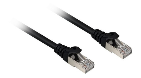 Sharkoon Koblingskabel Rj-45 Hann Til Rj-45 Hann 3 M Sftp Cat 6A Halogenfri Svart
