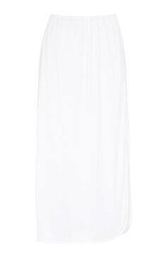 Damella Long Waist Slip 90 cm Hvit viskose 50 Dame