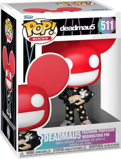 Funko POP! Deadmau5 Professor Meowingtons PhD figur