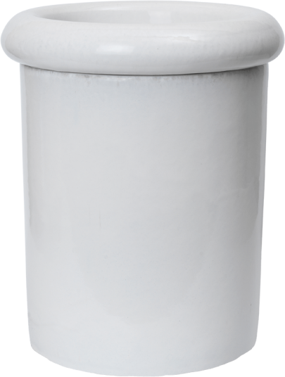 Ferm Living Rollo krukke Ø31x31 cm White Ferm Living Rollo krukke Ø31x31 cm White