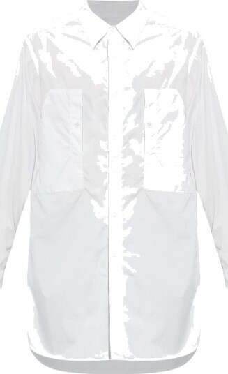 Yohji Yamamoto Herre Skjorter Hvit L,