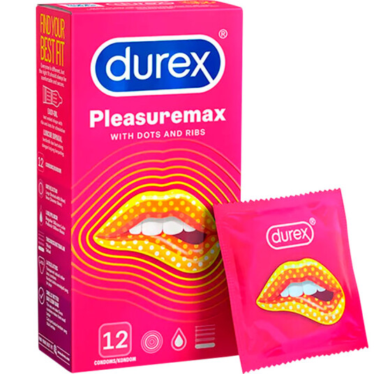DUREX Pleasuremax kondomer 12 pcs.