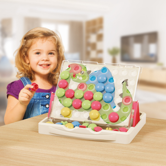 Quercetti PlayEco+ mosaikkpuslespill laget av resirkulert plast: Fanta Color Junior PlayEco+ 58 brikker