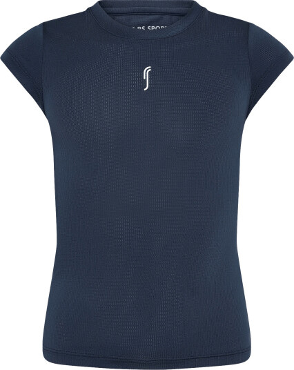 RS Sports Girl’s Performance Top Mesh Navy 6 8