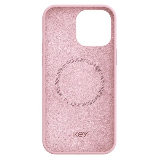 Key Silikondeksel iPhone 15 Pro Max Magsafe Rosa