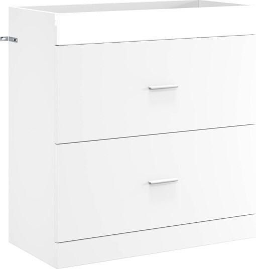 Badskapinet under vask Hvit 78,5 x 37,5 x 81 cm Konstruert tre