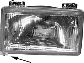 VAN WEZEL 1745948 Frontlykter