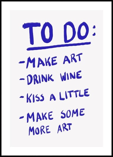 Creative To Do List Plakat Plakat / 30x40cm