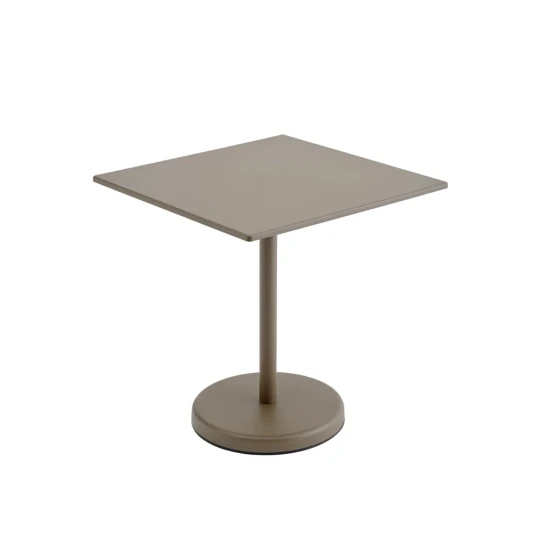 Muuto Linear Steel Bistrobord 70x70 cm Taupe Muuto Linear Steel Bistrobord 70x70 cm Taupe