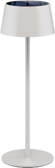 Goobay Trådlös LED-bordslampa med solcell vit touchkontroll 150 lm varmvit 3000 K steglöst dimbar