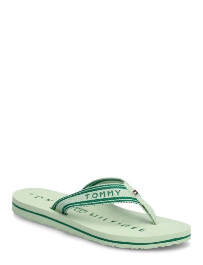 Tommy Hilfiger Th Webbing Summer Sandal   Green   37