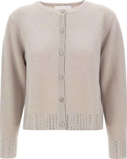Kaos Dame Strikkevarer Beige XL,