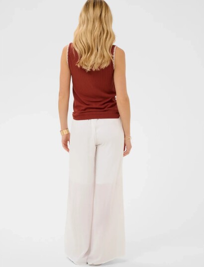 Cream Crribba Top   Brown   XXL