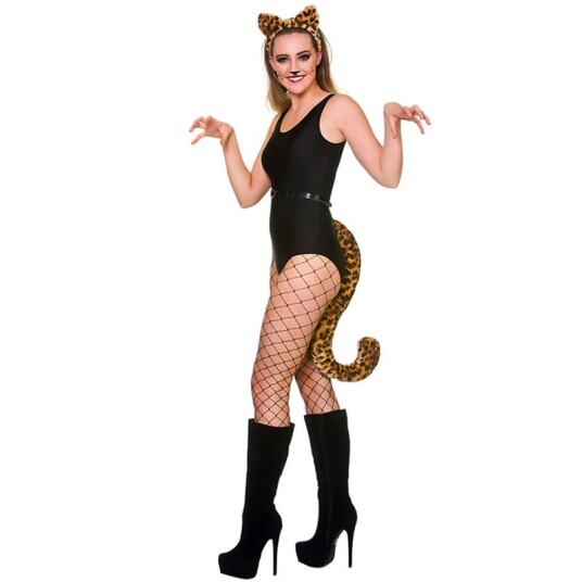 Wicked Costumes Ltd Leopardører og stor hale