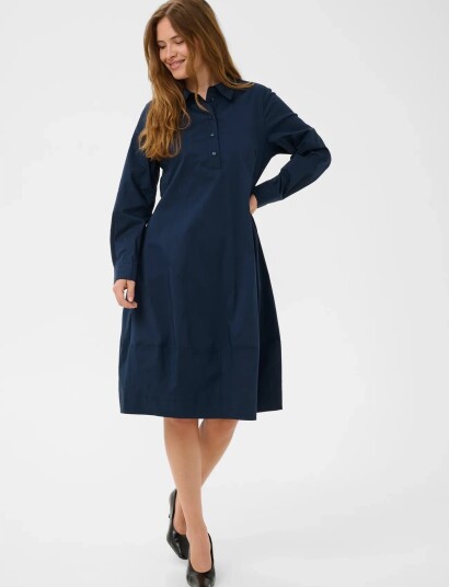 Culture Cudaiva Antoinett Dress Navy XXL