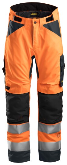 Snickers Workwear 6639 AllroundWork Vinterbukse varsel, orange, lang størrelse Varsel, Oransje, Klær
