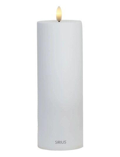 Sirius Home Sille Solar Ø7,5Xh20Cm Hvid White Sirius Home Sille Solar Ø7,5Xh20Cm Hvid White