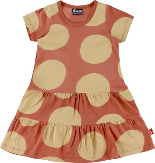Danefæ Kjole   Danebasic Miva Dress   Aragon/Nougat   Danefæ   7 år 122   Kjole Gul Oransje